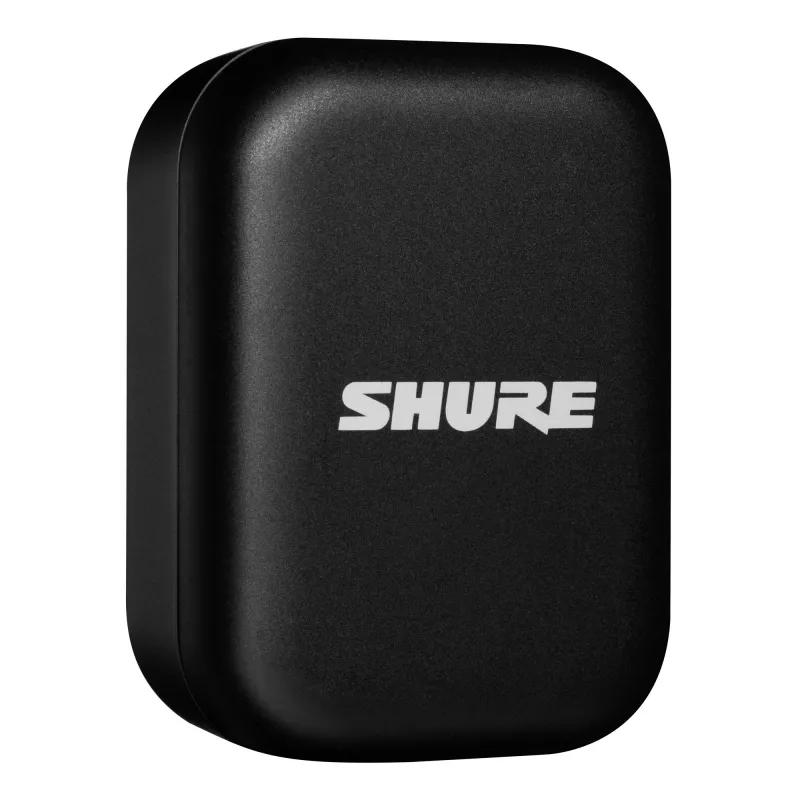 Shure MV-ONE-Z6 - Micrófono de solapa inalámbrico MoveMic MV-LaV con estuche de carga