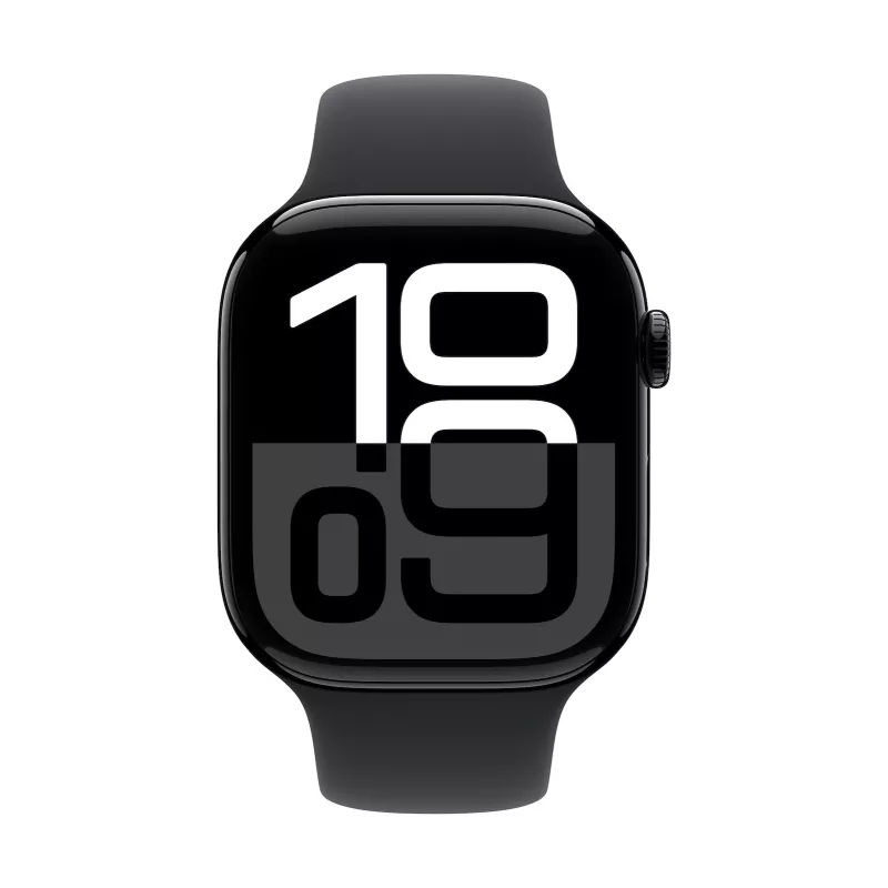 Watch Series 10 GPS 46 mm Jet Black Aluminium carcasa con correa deportiva negra – M/L