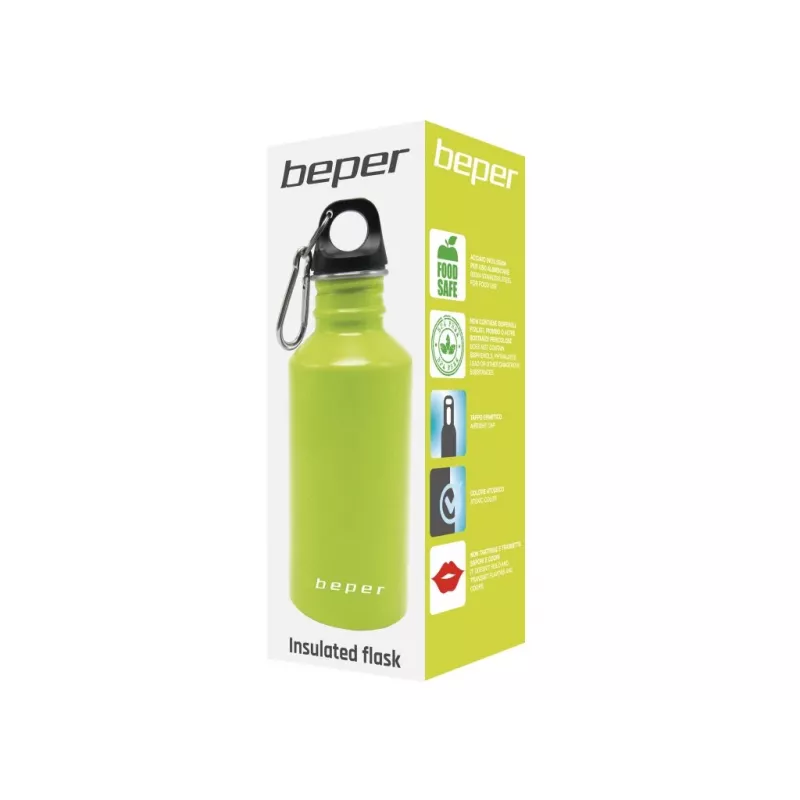 Hervidor Beper C102BOT003, capacidad 1,7 L, potencia 2200 W, componentes de acero inoxidable