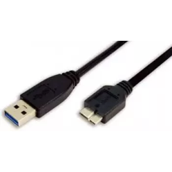 Logilink - Cable USB - USB Type A de 9 pines (M) - Micro-USB Type B de 10 pines (M) - 1 m (USB 3.0) (CU0026)