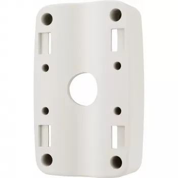 Soporte de montaje en mástil - para cámaras Hanwha Techwin - Exterior - Aluminio - Marfil