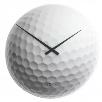 Reloj NeXtime 8806 Tiger, Ø30 cm, pared, blanco