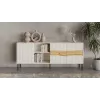 Cómoda Cama INSERTO 3D1W 190x40x80 cashmere + LED
