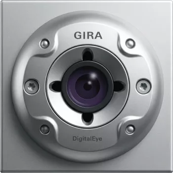 Módulo de cámara GIRA 126565 para porteros automáticos, acabado aluminio