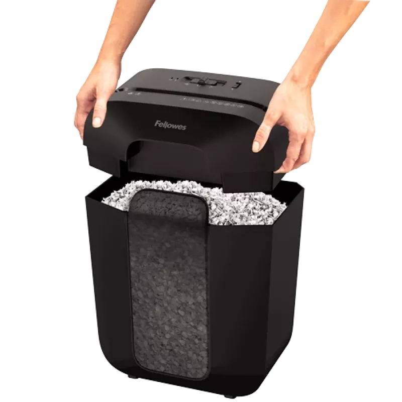 Destructora de documentos Fellowes Powershred LX41 corte en partículas negra