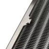 Radiador Aqua-Computer airplex radical 4/480 — aluminio/cobre/acero inoxidable, 520×140×73 mm