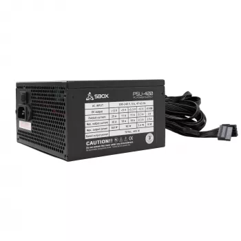 Fuente de alimentación ATX SBOX PSU-400-2 400W de potencia, factor de forma ATX