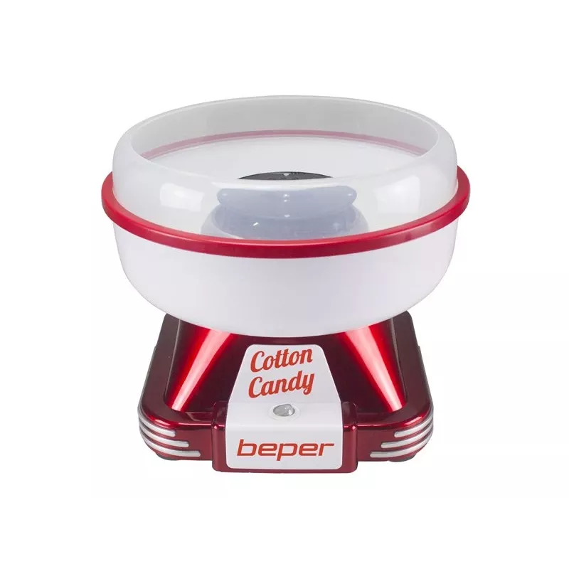 Máquina de algodón de azúcar Beper P101CUD250 250W, máquina de sobremesa compacta para casa y pequeños eventos