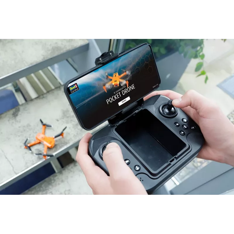 Cuadricóptero RC REVELL Pocket Drone 23810 — 2,4 GHz, radiocontrol de 4 canales