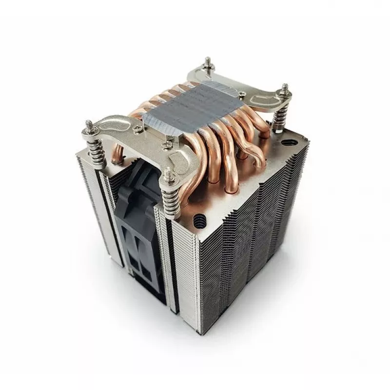 Disipador de aire Dynatron A49 Sistema de refrigeración de procesador Negro Plata 800–1800 rpm