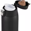 Vaso de viaje EMSA N2151700 0,4 L, negro mate, cierre flip