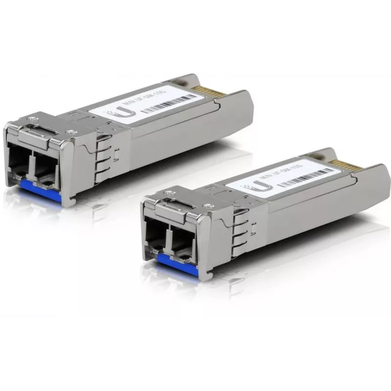 Transceptor de fibra óptica SFP+ Ubiquiti UACC-OM-SM-10G-D-2 10 Gbps 1310 nm LC Monomodo 10 km (pack de 2)