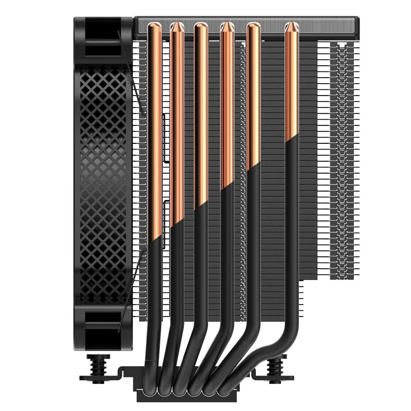 Disipador/radiador de procesador Jonsbo HX6250 14 cm negro 1 ud.