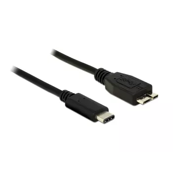 Cable USB DeLOCK 1 m USB 3.1 USB 3.2 Gen 2 USB C Micro-USB B negro