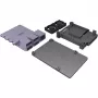 JOY-IT RPI CASE ALU07F - Carcasa para Raspberry Pi 4, aluminio, ventilador, negro (RB-ALUCASEP4+07FAN)