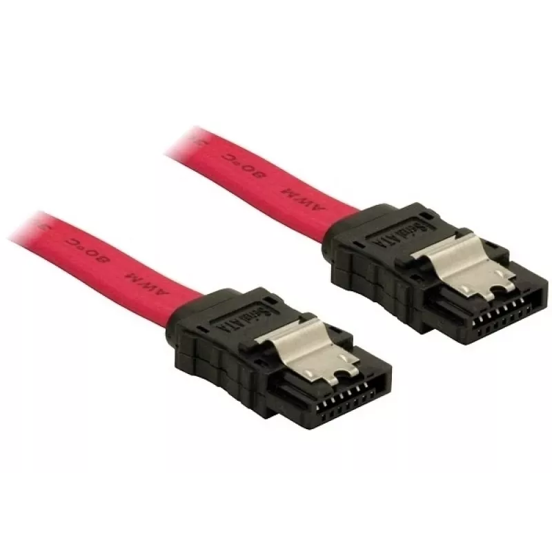 Cable SATA DeLOCK 84302 0,5 m Rojo