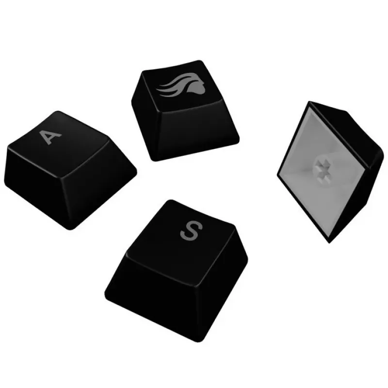 GLORIOUS GPBT teclas retroiluminadas — distribución ANSI, material PBT, negro
