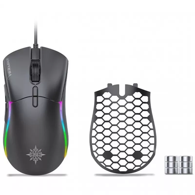 Ratón gaming INCA IMG-GT20 10000 DPI. RGB. 7 botones. USB. SW retail