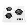 Placa de gas ISEASY MGBG-603, 3 quemadores (blanca)