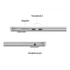 MacBook Air 15, plata, M4 (10-CPU/10-GPU), 16 GB, 512 GB, alemán, fuente de alimentación Dual USB-C 35W, MW1H3D/A