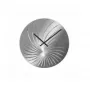 Reloj NeXtime 8134 Swirled, Ø43 cm, reloj de pared, plata brillante