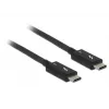 Cable USB DeLOCK 84847 USB 3.2 Gen 2 2 m USB-C negro