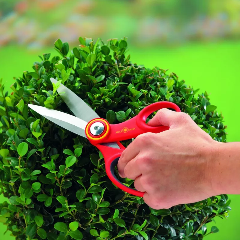 Tijeras multiusos WOLF-Garten RA-X, 18 cm, rojas, desmontables (73AFA010650)