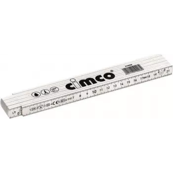 Metro plegable Cimco 210008 Fibra de vidrio Plástico 2 m