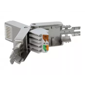 Conector de cable DeLOCK 86476 RJ-45 gris