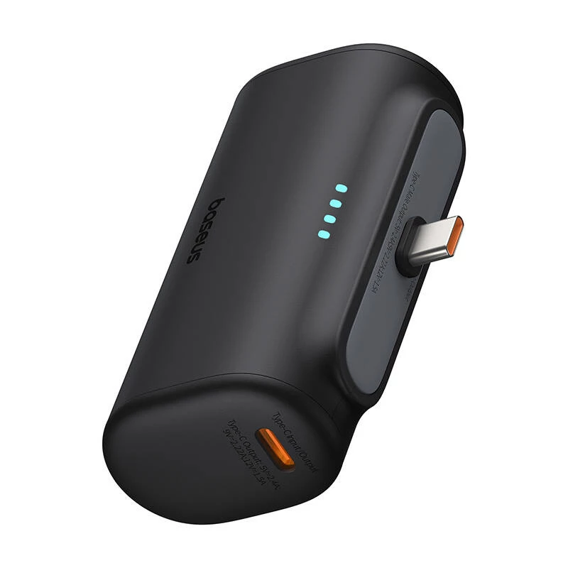 Batería externa Baseus Compact P10068306113-00 de iones de litio 5000 mAh negra