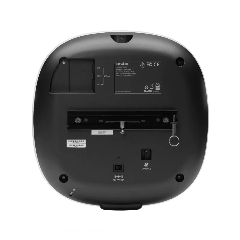 HPE - Aruba AP-535 (RW) - Campus - estación base inalámbrica ZigBee Bluetooth 5.0 ZigBee Bluetooth Wi-Fi 6 2,4 GHz 5 GHz