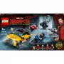 Set LEGO Marvel Escape from the Ten Rings 76176 con minifiguras y vehículos