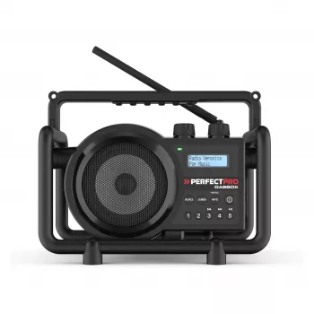 Perfectpro DABBOX Radio de obra DAB+ FM AUX Bluetooth antichoque