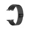 Correa de malla de repuesto para Apple Watch de FIXED — compatible con 42/44/45/46/49 mm (negra)