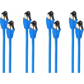 Cable de red ShiverPeaks BS08-41031-4 2 m Cat8.1 F/FTP azul