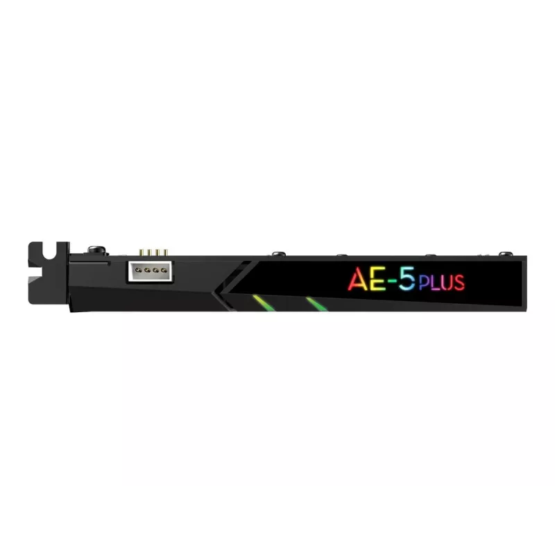 Tarjeta de sonido gaming Creative Sound BlasterX AE-5 Plus Black PCI-e RGB