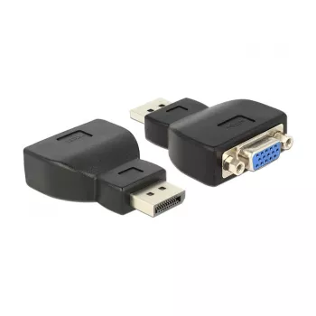 DeLOCK 65567 Cable, DisplayPort a VGA, negro