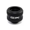 Conector XSPC G1/4 a tubo rígido de 14 mm, negro mate - 8 uds.
