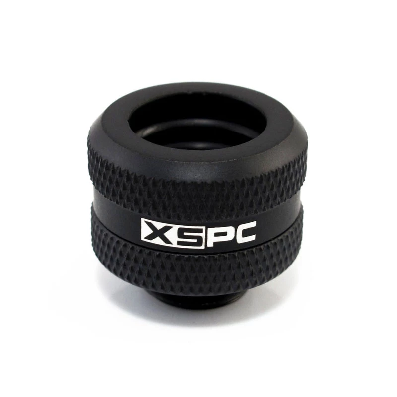 Conector XSPC G1/4 a tubo rígido de 14 mm, negro mate - 8 uds.