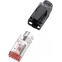 renkforce Conector RJ45 TM21 CAT 6, conector apantallado, recto Polos: 8P8C H9561.4-10 negro H9561.4-10 10 uds. (H9561.4-10)