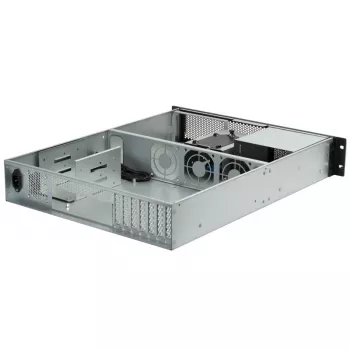 Chasis para servidor en rack SilverStone RM23-502, ATX, USB 3.0 - 2U - Negro