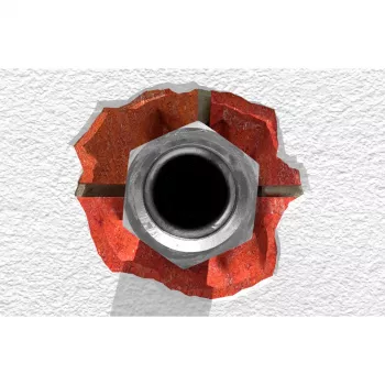 Mortero de reparación DEC ZEG gris cemento gris, cartucho de 310 ml