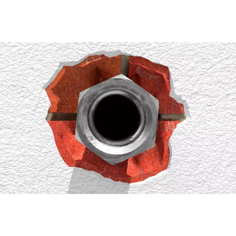 Mortero de reparación DEC ZEG gris cemento gris, cartucho de 310 ml