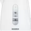 Hervidor eléctrico SEVERIN 1 L 2200 W blanco — inalámbrico, base de 360°, resistencia oculta