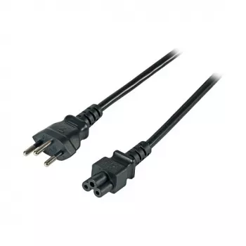 EFB-Elektronik Cable de alimentación tipo suizo 12 - C5 180°, negro, 1,8 m, 3 x 0,75 mm² Fabricante: EFB Elektronik (EK495.1,8V2)