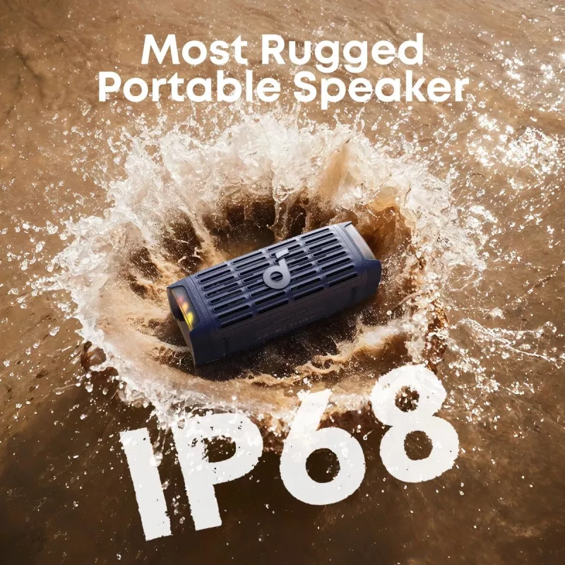 Altavoz Bluetooth portátil Anker Soundcore Boom 3i — 50 W, resistente al agua, de batería