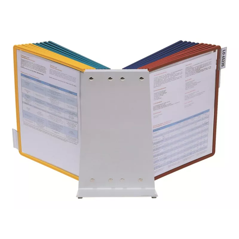 Sujetador de documentos Durable VARIO Desk Unit 20 Complete Gris