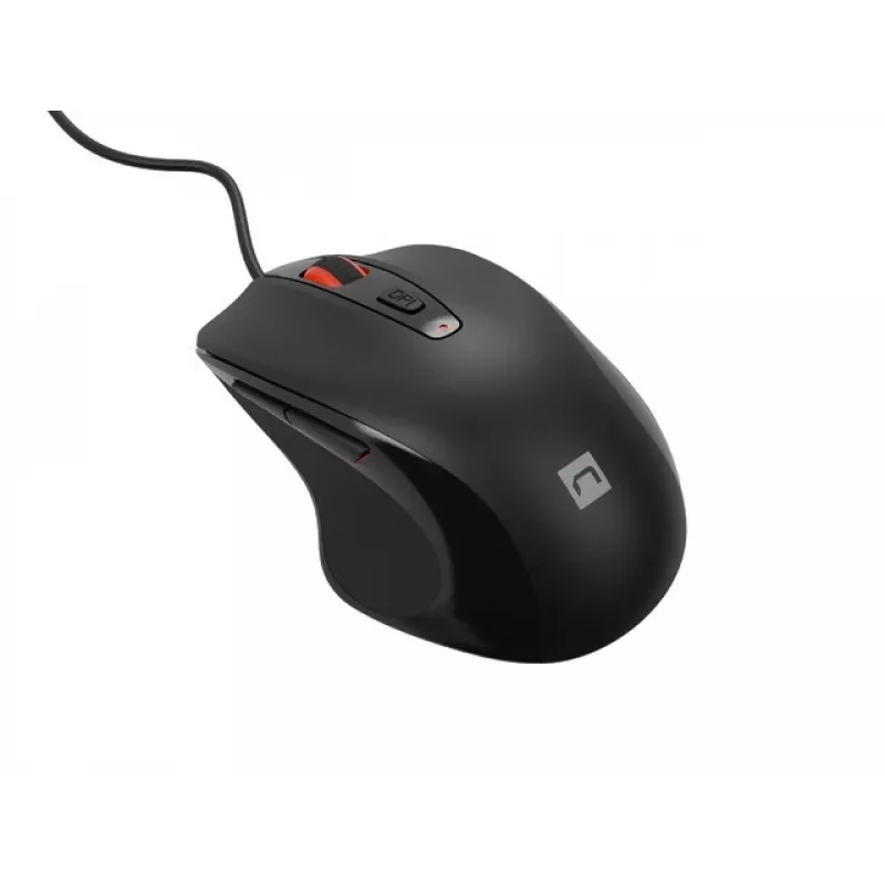 Ratón óptico con cable NATEC NMY-2047 USB Type-A, 4000 DPI, 6 botones, diestro, retroiluminación