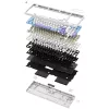 Teclado gaming VGN V98 Pro, Blueberry Ice Cream - Sea Salt (US)