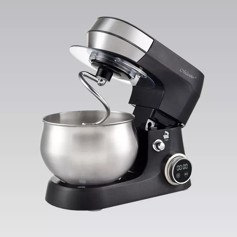 Amasadora planetaria Feel-Maestro MR-558 con bol de 5 l, 2000 W negro